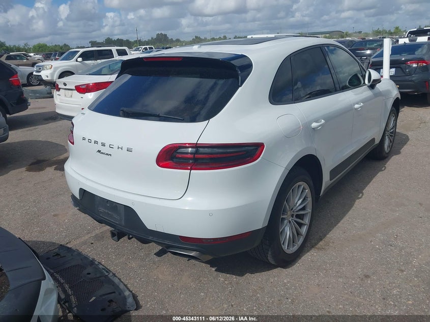 2017 Porsche Macan VIN WP1AA2A58HLB00573 IAAI salvage auction — FRONT END, Original (Texas), sold $8,700 on 2026-07-29 (photo 4)