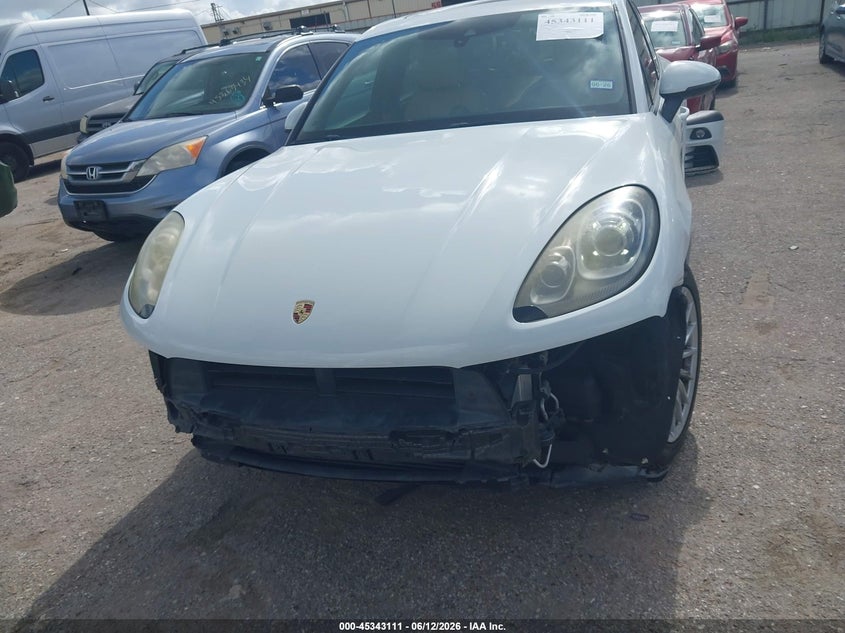 2017 Porsche Macan VIN WP1AA2A58HLB00573 IAAI salvage auction — FRONT END, Original (Texas), sold $8,700 on 2026-07-29 (photo 6)