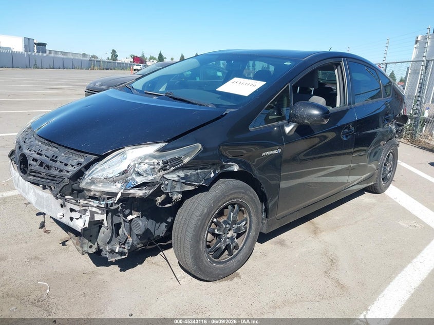 2013 Toyota Prius VIN JTDKN3DU1D5578299 IAAI salvage auction — NORMAL WEAR, Salvage Title, sold $575 on 2026-07-28 (photo 2)