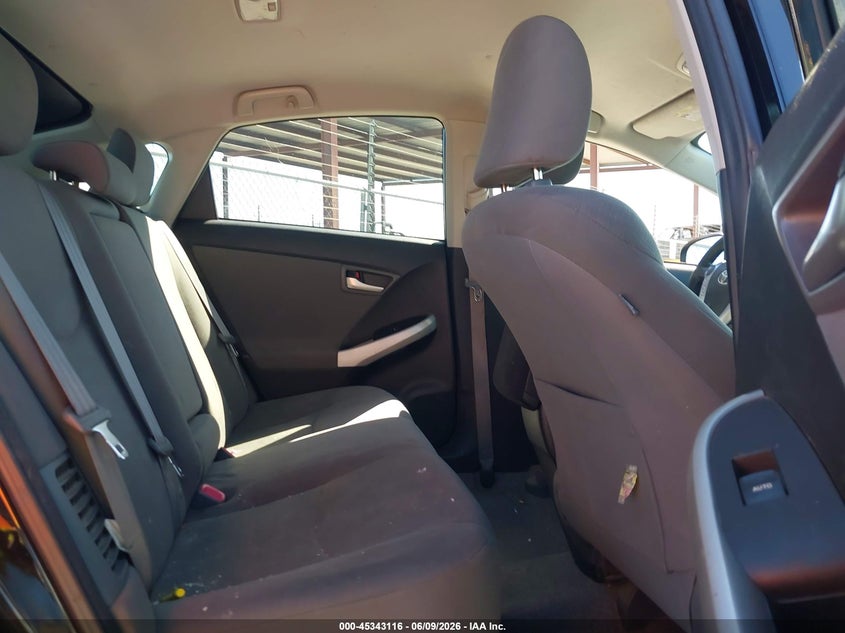 2013 Toyota Prius VIN JTDKN3DU1D5578299 IAAI salvage auction — NORMAL WEAR, Salvage Title, sold $575 on 2026-07-28 (photo 8)