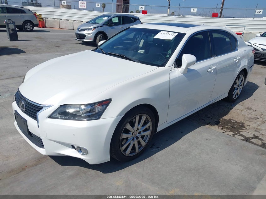 2014 Lexus Gs VIN JTHBE1BL7E5043976 IAAI salvage auction — RIGHT SIDE, Salvage (California), sold $1,550 on 2026-07-29 (photo 2)