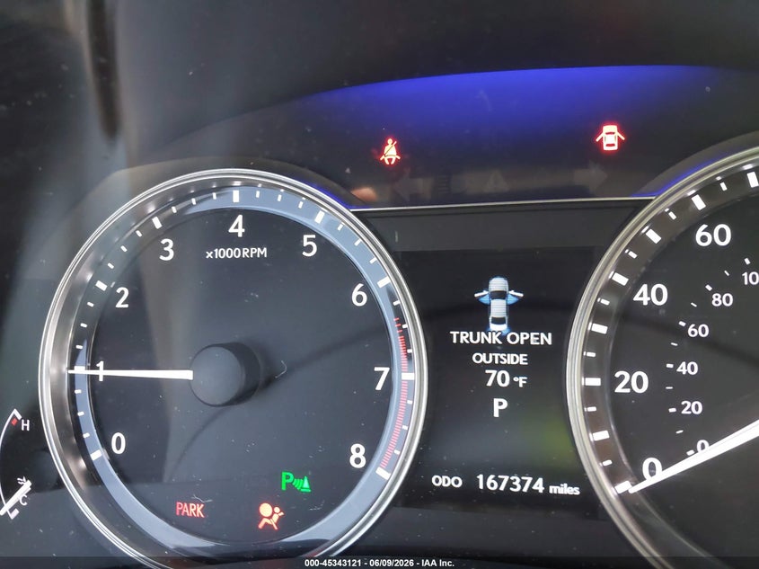 2014 Lexus Gs VIN JTHBE1BL7E5043976 IAAI salvage auction — RIGHT SIDE, Salvage (California), sold $1,550 on 2026-07-29 (photo 7)