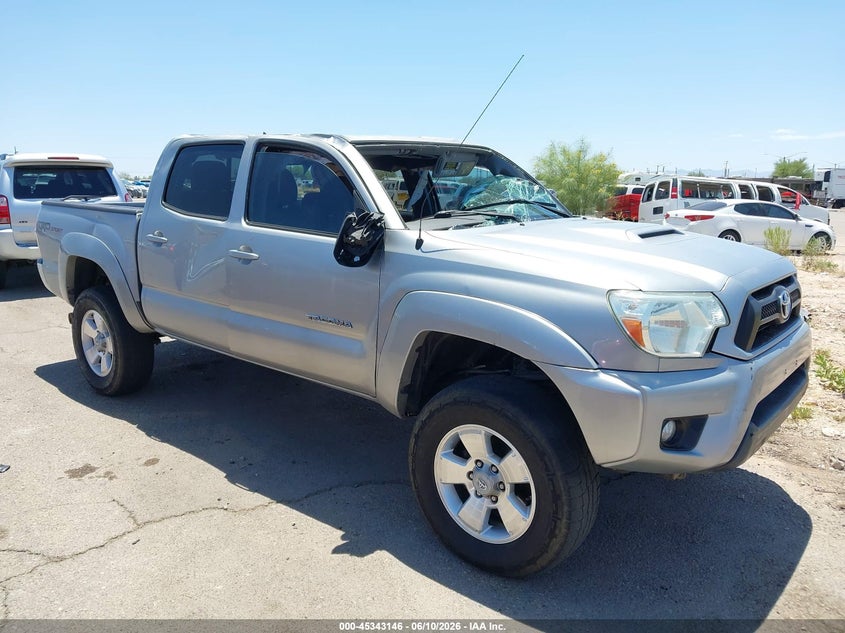 2014 Toyota Tacoma VIN 3TMJU4GNXEM170985 IAAI salvage auction — ROLLOVER, Salvage (Arizona), sold $3,200 on 2026-07-09 (photo 1)