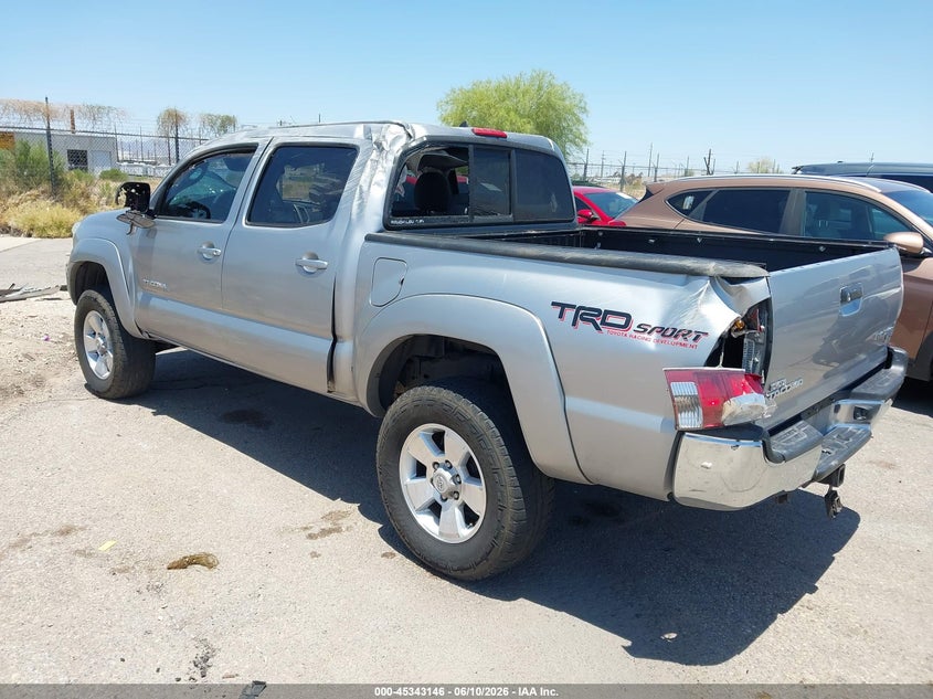 2014 Toyota Tacoma VIN 3TMJU4GNXEM170985 IAAI salvage auction — ROLLOVER, Salvage (Arizona), sold $3,200 on 2026-07-09 (photo 3)