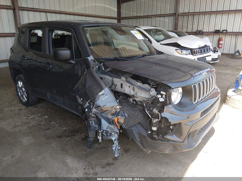 2023 Jeep Renegade VIN ZACNJDB13PPP16165 IAAI salvage auction — RIGHT FRONT, Salvage Title, sold $1,800 on 2026-08-16 (photo 1)