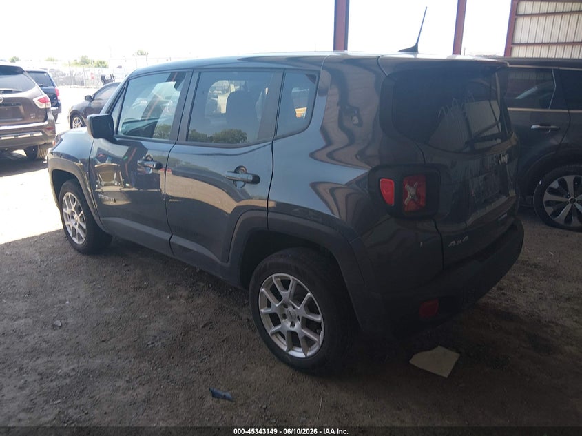 2023 Jeep Renegade VIN ZACNJDB13PPP16165 IAAI salvage auction — RIGHT FRONT, Salvage Title, sold $1,800 on 2026-08-16 (photo 3)