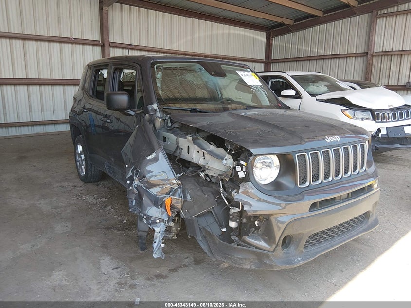 2023 Jeep Renegade VIN ZACNJDB13PPP16165 IAAI salvage auction — RIGHT FRONT, Salvage Title, sold $1,800 on 2026-08-16 (photo 6)