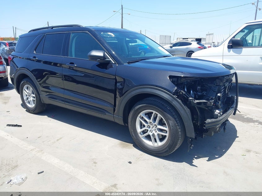 2026 Ford Explorer VIN 1FMUK7DH3TGA46109 IAAI salvage auction — FRONT END, Salvage (California), sold $13,100 on 2026-07-29 (photo 1)