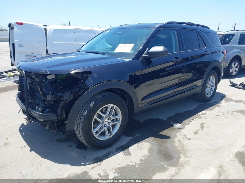 2026 Ford Explorer VIN 1FMUK7DH3TGA46109 IAAI salvage auction — FRONT END, Salvage (California), sold $13,100 on 2026-07-29 (photo 2)