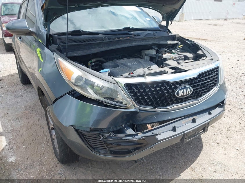 2015 Kia Sportage VIN KNDPB3AC3F7720055 IAAI salvage auction — NORMAL WEAR, Nrc Lienholder Repossession Paperwork (Texas), sold $1,200 on 2026-07-09 (photo 6)