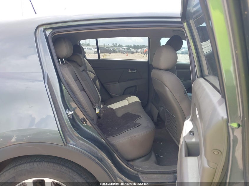 2015 Kia Sportage VIN KNDPB3AC3F7720055 IAAI salvage auction — NORMAL WEAR, Nrc Lienholder Repossession Paperwork (Texas), sold $1,200 on 2026-07-09 (photo 8)