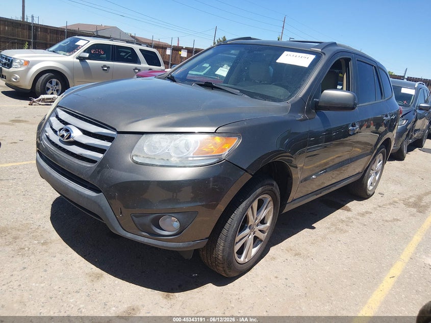 2012 Hyundai Santa fe VIN 5XYZKDAG1CG120408 IAAI salvage auction — HAIL, Salvage (Colorado), sold $475 on 2026-07-28 (photo 2)