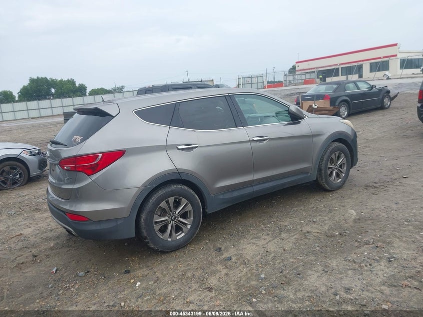 2015 Hyundai Santa fe VIN 5XYZT3LB3FG272364 IAAI salvage auction — NORMAL WEAR, Salvage Title, sold $1,250 on 2026-07-09 (photo 4)