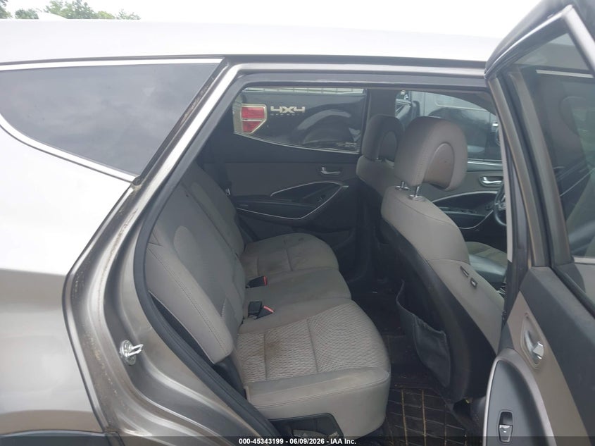 2015 Hyundai Santa fe VIN 5XYZT3LB3FG272364 IAAI salvage auction — NORMAL WEAR, Salvage Title, sold $1,250 on 2026-07-09 (photo 8)