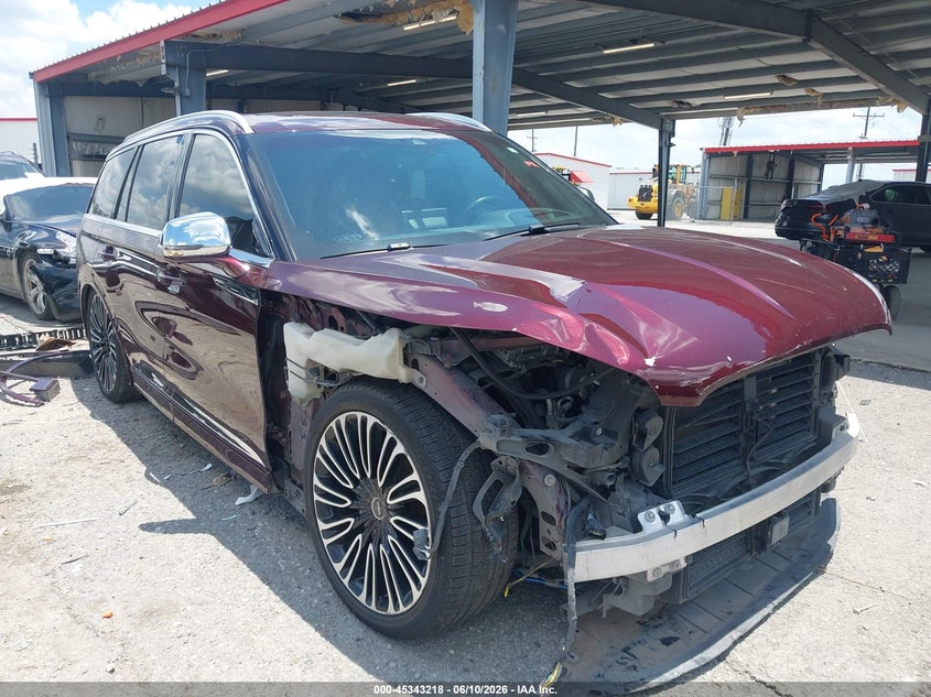 2021 Lincoln Aviator VIN 5LM5J9XC9MGL00424 IAAI salvage auction — FRONT END, Salvage (Louisiana), sold $10,000 on 2026-07-28 (photo 1)