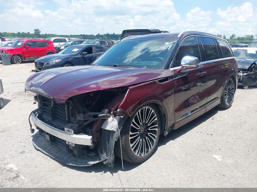 2021 Lincoln Aviator VIN 5LM5J9XC9MGL00424 IAAI salvage auction — FRONT END, Salvage (Louisiana), sold $10,000 on 2026-07-28 (photo 2)