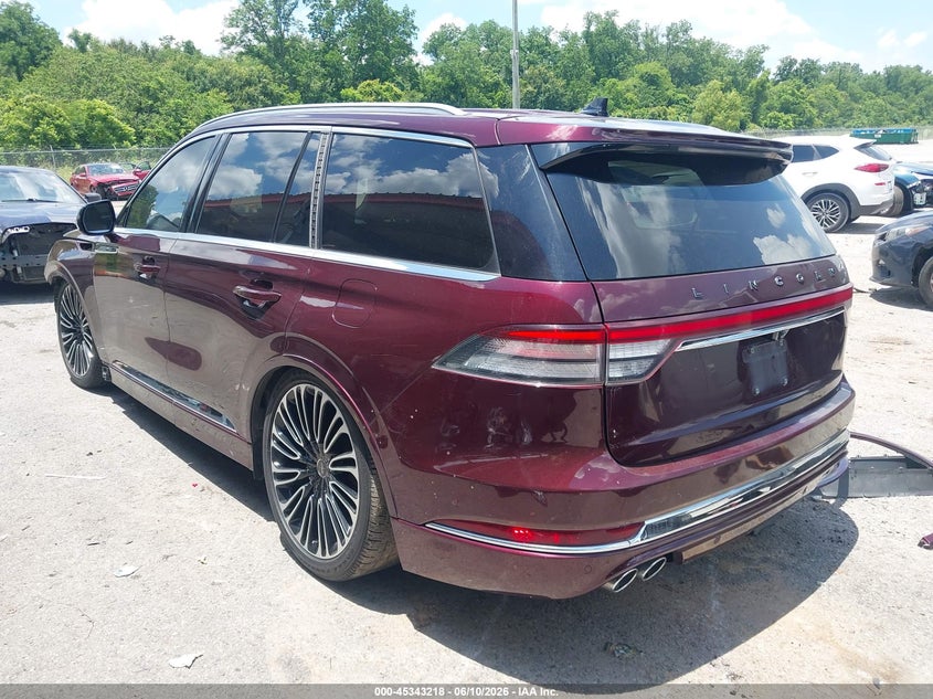 2021 Lincoln Aviator VIN 5LM5J9XC9MGL00424 IAAI salvage auction — FRONT END, Salvage (Louisiana), sold $10,000 on 2026-07-28 (photo 3)