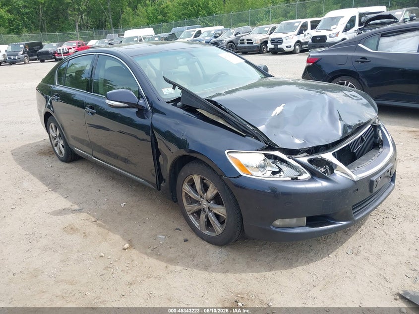 2008 Lexus Gs 350 VIN JTHCE96S180017654 IAAI salvage auction — FRONT END, Salvage (Massachusetts), sold $400 on 2026-07-17 (photo 1)