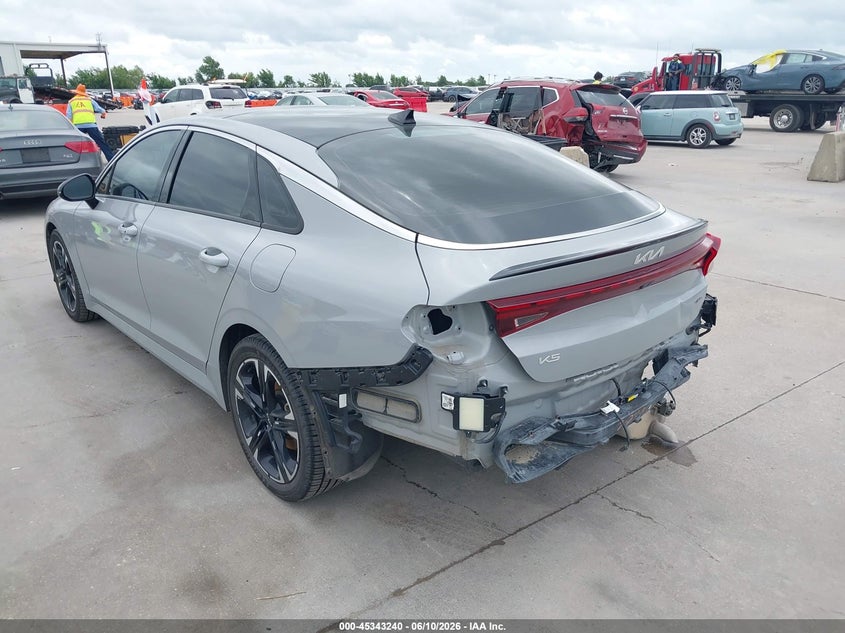2023 Kia K5 VIN 5XXG64J20PG212569 IAAI salvage auction — REAR END, Original (Texas), sold $9,700 on 2026-08-01 (photo 3)