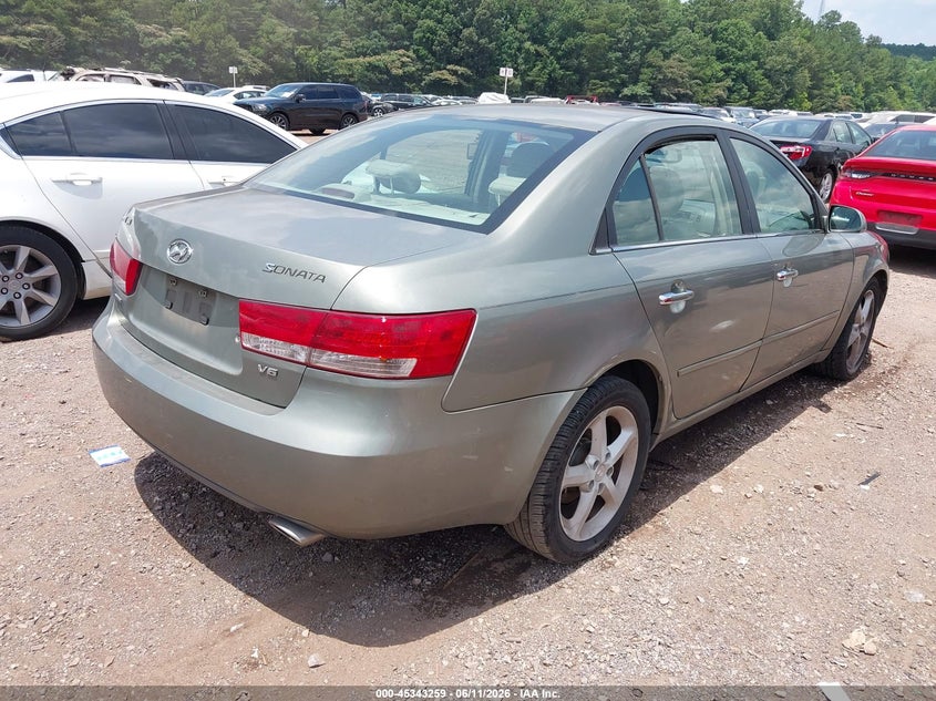 2007 Hyundai Sonata VIN 5NPEU46F27H192547 IAAI salvage auction — NORMAL WEAR, Clear (Alabama), sold $325 on 2026-07-08 (photo 4)