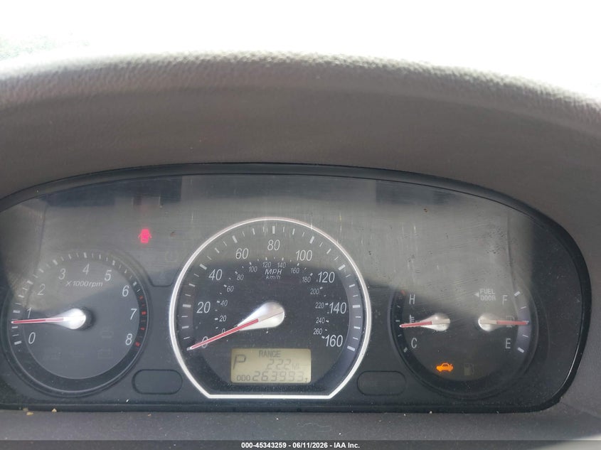 2007 Hyundai Sonata VIN 5NPEU46F27H192547 IAAI salvage auction — NORMAL WEAR, Clear (Alabama), sold $325 on 2026-07-08 (photo 7)