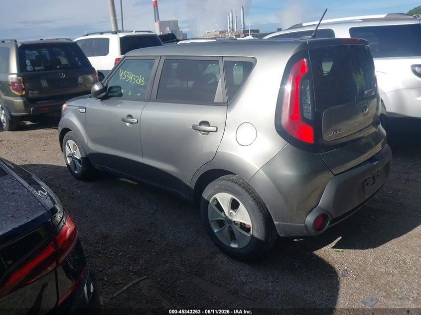 2016 Kia Soul VIN KNDJN2A28G7256938 IAAI salvage auction — FRONT END, Wait Title, sold $725 on 2026-09-07 (photo 3)