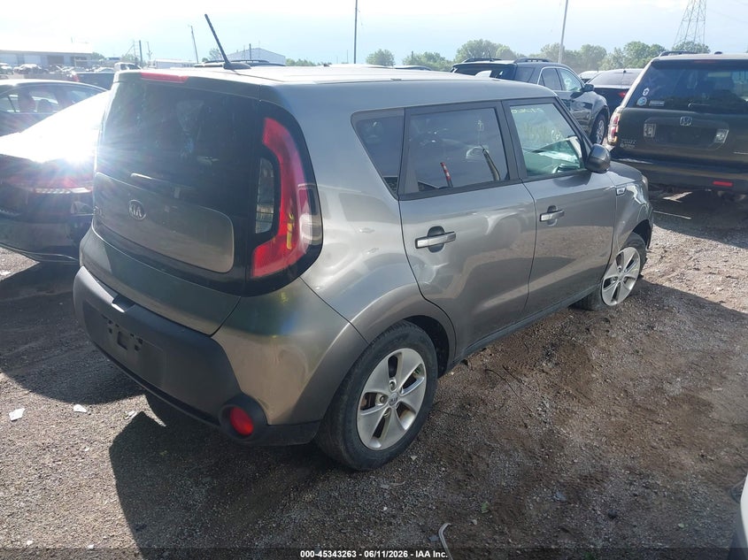 2016 Kia Soul VIN KNDJN2A28G7256938 IAAI salvage auction — FRONT END, Wait Title, sold $725 on 2026-09-07 (photo 4)