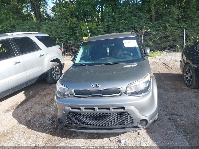 2016 Kia Soul VIN KNDJN2A28G7256938 IAAI salvage auction — FRONT END, Wait Title, sold $725 on 2026-09-07 (photo 6)