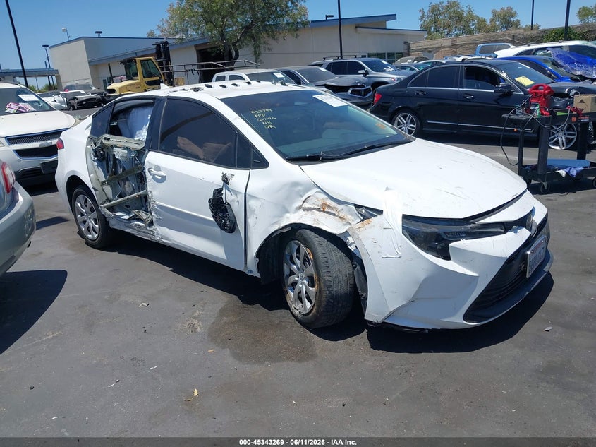 2023 Toyota Corolla VIN 5YFB4MDE0PP043649 IAAI salvage auction — LEFT & RIGHT, Salvage Title, sold $2,250 on 2026-07-31 (photo 1)