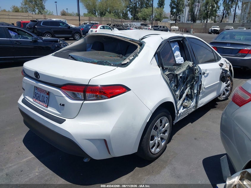 2023 Toyota Corolla VIN 5YFB4MDE0PP043649 IAAI salvage auction — LEFT & RIGHT, Salvage Title, sold $2,250 on 2026-07-31 (photo 4)