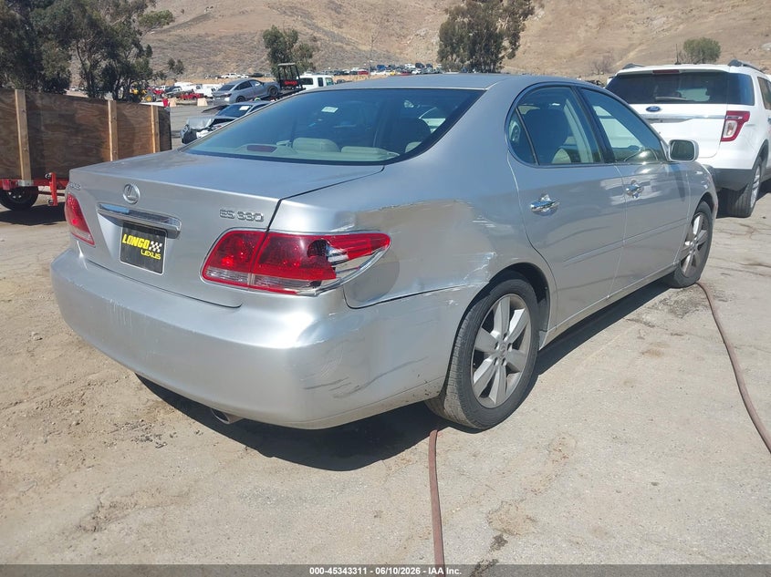 2005 Lexus ES VIN JTHBA30GX55066312 IAAI salvage auction — UNKNOWN, Salvage (California), sold $625 on 2026-07-24 (photo 4)