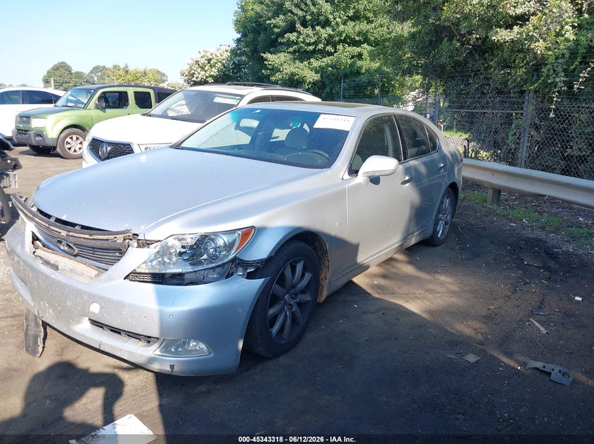 2007 Lexus Ls VIN JTHBL46F575050049 IAAI salvage auction — FRONT END, Salvage (North Carolina), sold $825 on 2026-07-16 (photo 2)