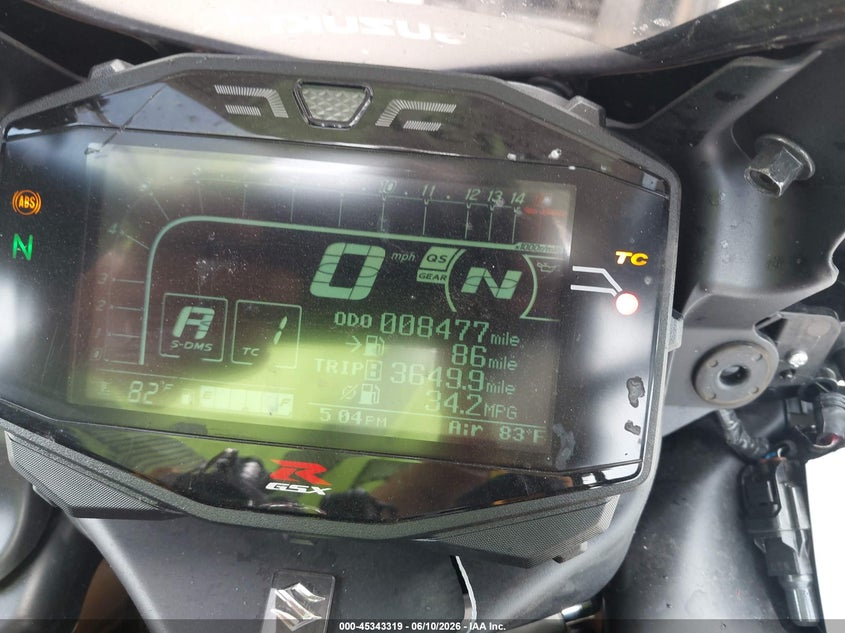 2023 Suzuki Gsx VIN JS1DM11M4P7100126 IAAI salvage auction — LEFT & RIGHT, Rebuildable (Florida), sold $7,750 on 2026-07-07 (photo 7)