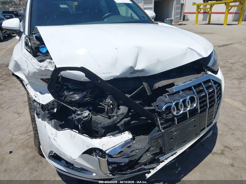 2020 Audi Q3 VIN WA1AECF35L1029043 IAAI salvage auction — FRONT END, Salvage (California), sold $3,550 on 2026-07-29 (photo 6)