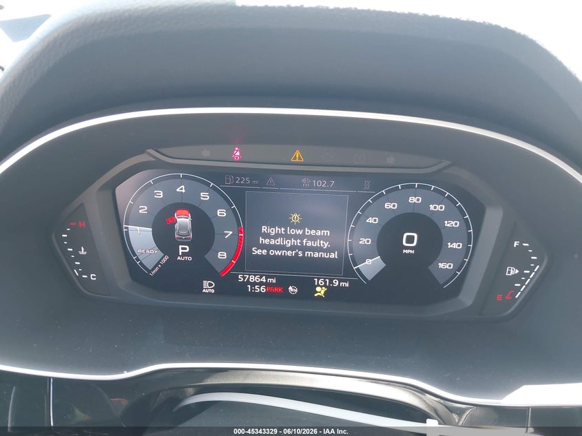 2020 Audi Q3 VIN WA1AECF35L1029043 IAAI salvage auction — FRONT END, Salvage (California), sold $3,550 on 2026-07-29 (photo 7)