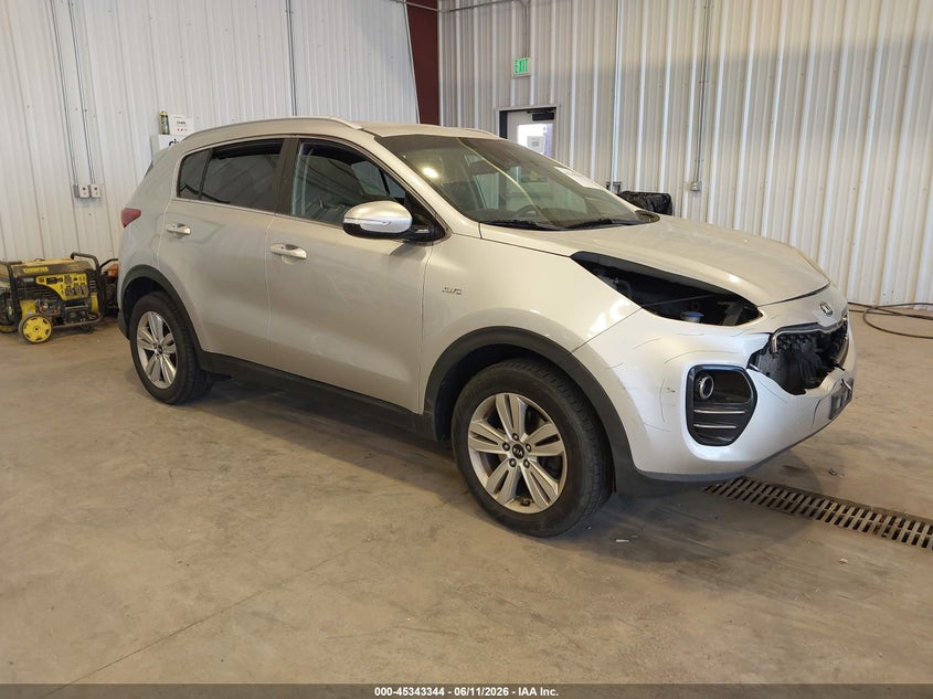 2018 Kia Sportage VIN KNDPMCAC9J7354430 IAAI salvage auction — UNKNOWN, Salvage (Utah), sold $2,350 on 2026-08-01 (photo 1)