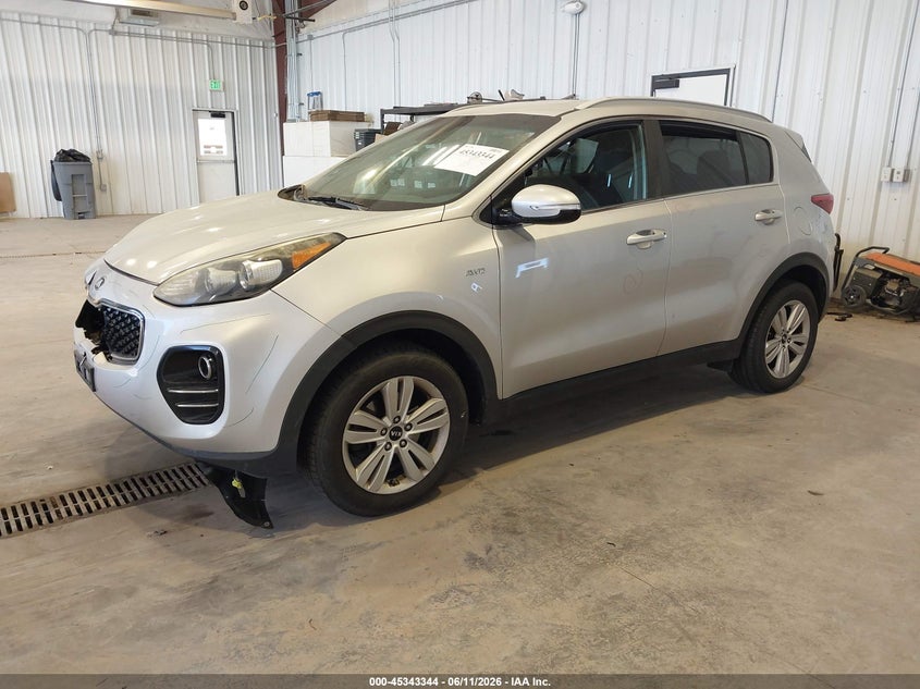 2018 Kia Sportage VIN KNDPMCAC9J7354430 IAAI salvage auction — UNKNOWN, Salvage (Utah), sold $2,350 on 2026-08-01 (photo 2)