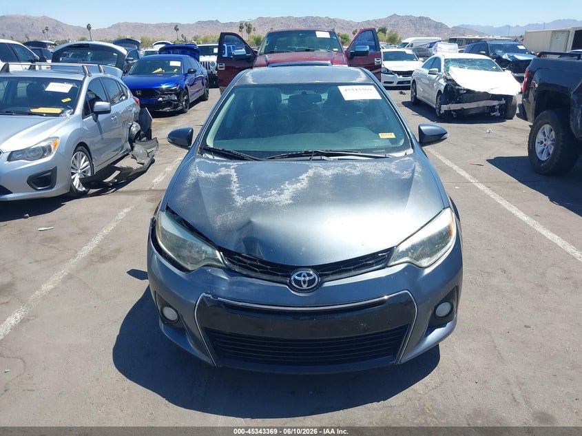 2014 Toyota Corolla VIN 5YFBURHE7EP000740 IAAI salvage auction — FRONT END, Salvage (Arizona), sold $3,050 on 2026-07-14 (photo 6)