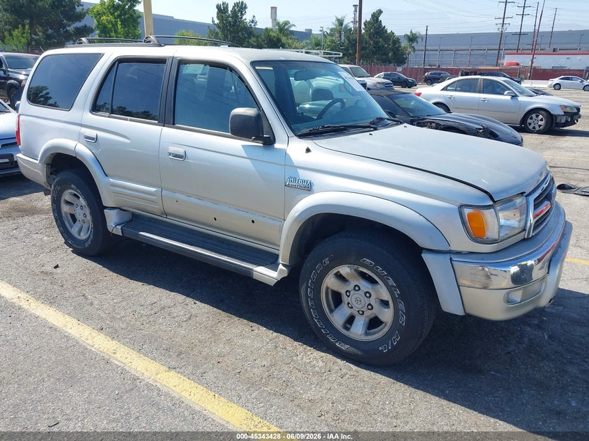 1999 Toyota 4runner VIN JT3GN86R2X0122071 IAAI salvage auction — NORMAL WEAR, Salvage Title - Dealer (California), sold $400 on 2026-07-07 (photo 1)