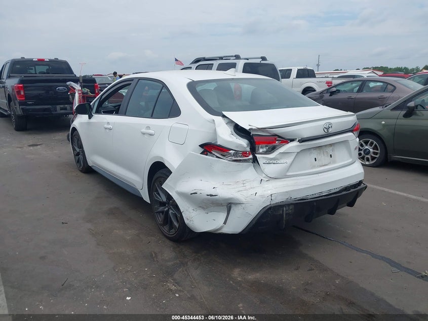 2024 Toyota Corolla VIN 5YFS4MCE4RP201401 IAAI salvage auction — REAR END, Salvage (Idaho), sold $50 on 2026-07-29 (photo 3)