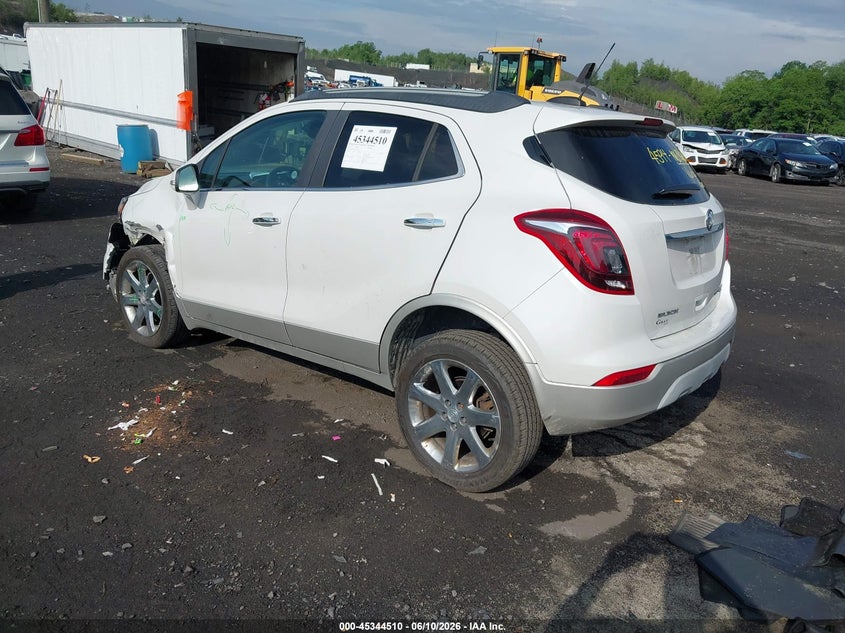 2017 Buick Encore VIN KL4CJGSB5HB117469 IAAI salvage auction — FRONT END, Salvage (Pennsylvania), sold $1,300 on 2026-07-14 (photo 3)