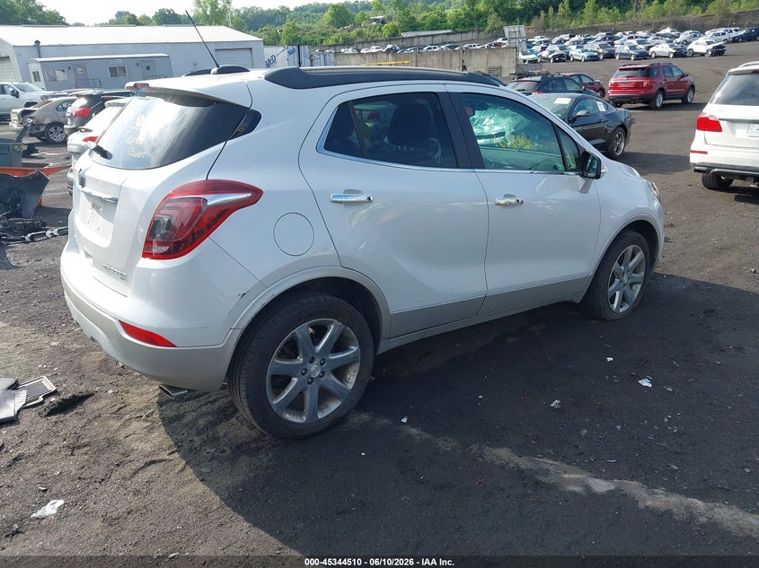 2017 Buick Encore VIN KL4CJGSB5HB117469 IAAI salvage auction — FRONT END, Salvage (Pennsylvania), sold $1,300 on 2026-07-14 (photo 4)