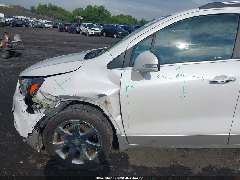 2017 Buick Encore VIN KL4CJGSB5HB117469 IAAI salvage auction — FRONT END, Salvage (Pennsylvania), sold $1,300 on 2026-07-14 (photo 6)