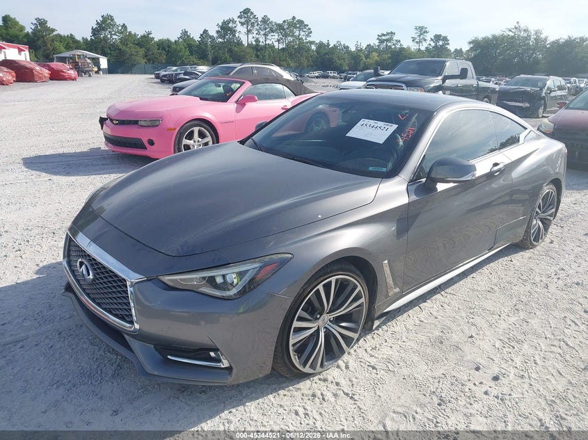 2018 Infiniti Q60 VIN JN1EV7EK8JM341847 IAAI salvage auction — RIGHT FRONT, Rebuildable (Florida), sold $4,600 on 2026-07-05 (photo 2)