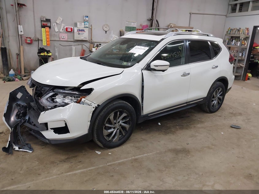 2018 Nissan Rogue VIN JN8AT2MV0JW306194 IAAI salvage auction — FRONT END, Salvage Title, sold $2,550 on 2026-07-30 (photo 2)