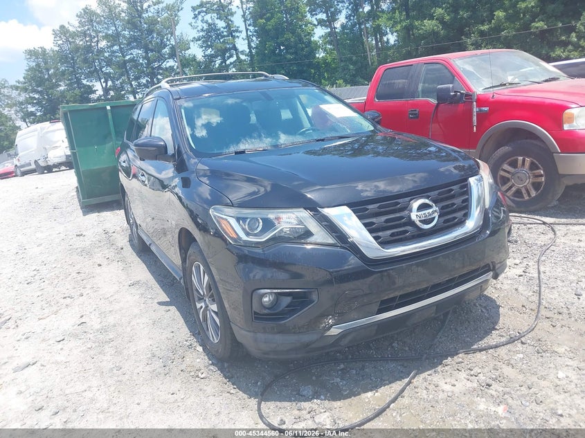 2017 Nissan Pathfinder VIN 5N1DR2MN5HC903047 IAAI salvage auction — LEFT & RIGHT, Original (Texas), sold $1,675 on 2026-07-12 (photo 1)
