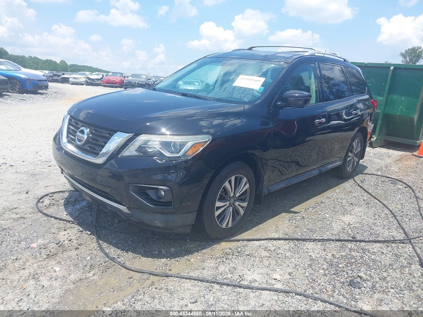 2017 Nissan Pathfinder VIN 5N1DR2MN5HC903047 IAAI salvage auction — LEFT & RIGHT, Original (Texas), sold $1,675 on 2026-07-12 (photo 2)