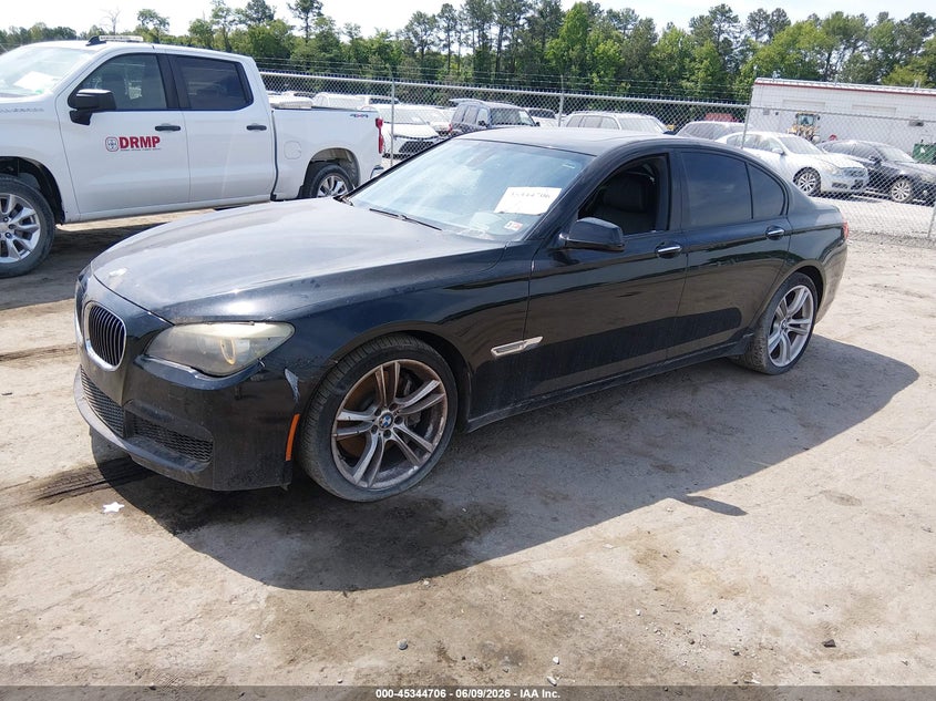 2012 BMW 7 series VIN WBAKA8C50CCY37648 IAAI salvage auction — NORMAL WEAR, Clear (Virginia), sold $1,600 on 2026-07-10 (photo 2)