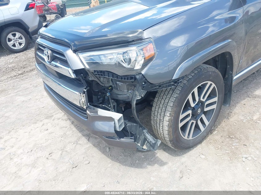 2021 Toyota 4runner VIN JTEKU5JR4M5845008 IAAI salvage auction — LEFT FRONT, Salvage Title, sold $29,000 on 2026-07-14 (photo 6)