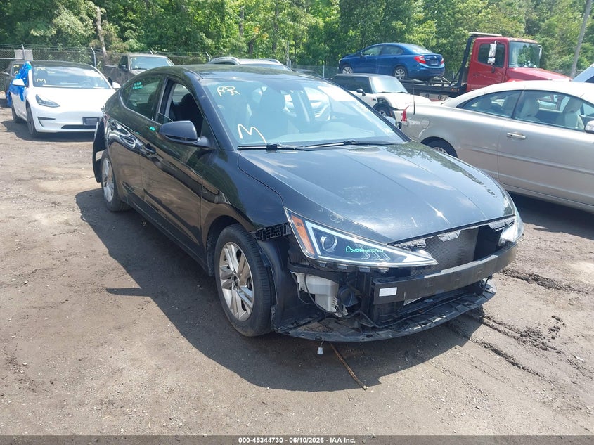 2020 Hyundai Elantra VIN 5NPD84LF7LH561143 IAAI salvage auction — FRONT END, Salvage - Greater Than 75% (Maryland), sold $2,800 on 2026-07-31 (photo 1)